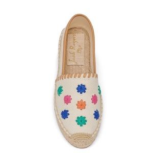 Jack Rogers Palmer Floral Embellished Espadrilles